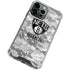 NBA Brooklyn Nets Digi Camo iPhone 15 Pro Clear Case